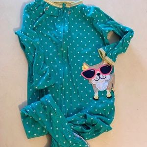 2T Girls Pajama Onesie